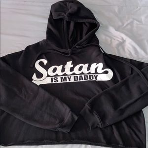 Blackcraft crop sweater